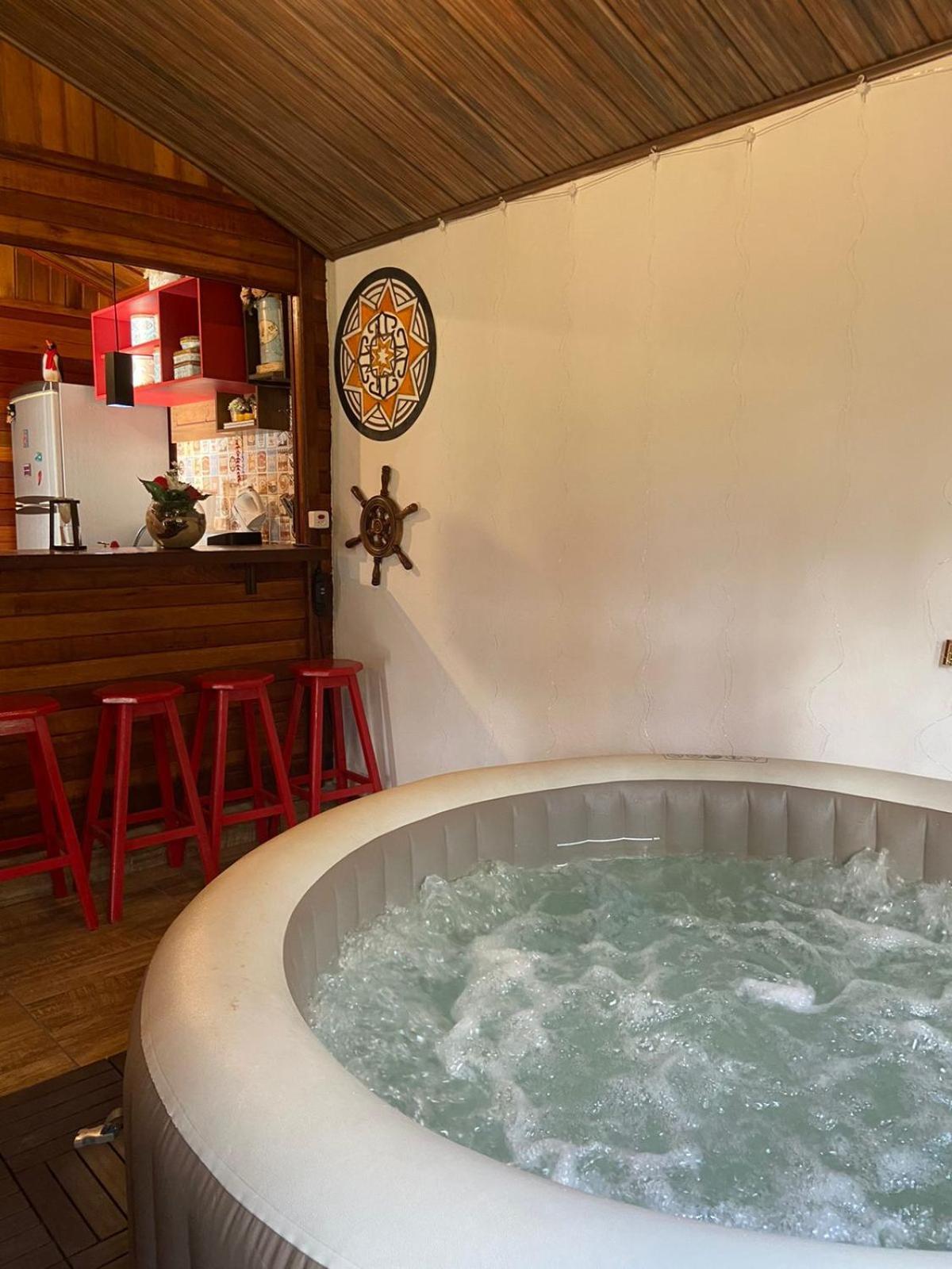 Cabana Com Jacuzzi Em Guararema Exterior foto