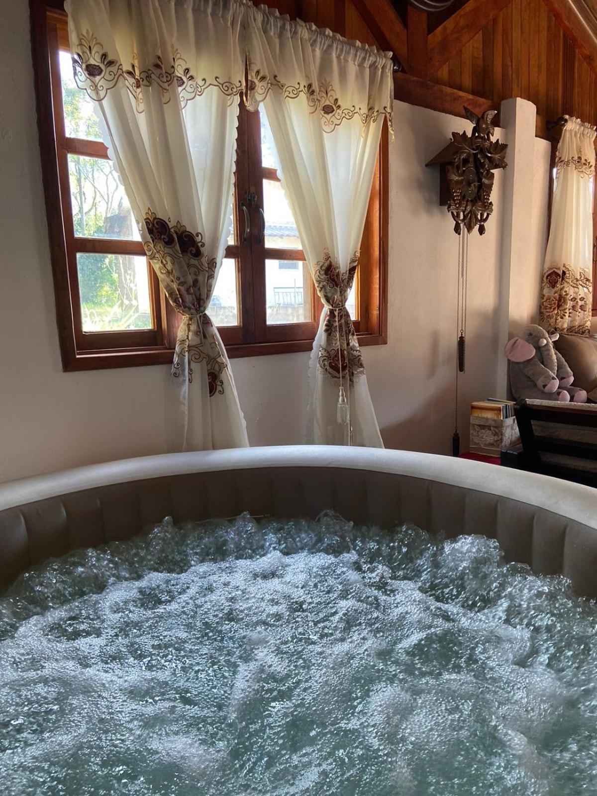 Cabana Com Jacuzzi Em Guararema Exterior foto
